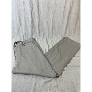 Dockers Pants Men 36x30 Flat Front Straight Fit‎ Signature Khaki Casual Preppy